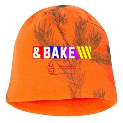 Shake And Bake Funny Family Matching Lover Dad Daughter Son Kati - Camo Knit Beanie