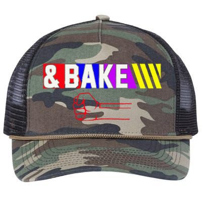 Shake And Bake Funny Family Matching Lover Dad Daughter Son Retro Rope Trucker Hat Cap