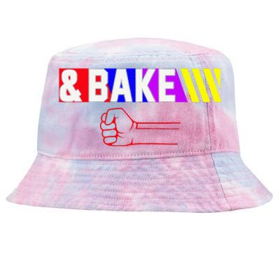 Shake And Bake Funny Family Matching Lover Dad Daughter Son Tie-Dyed Bucket Hat