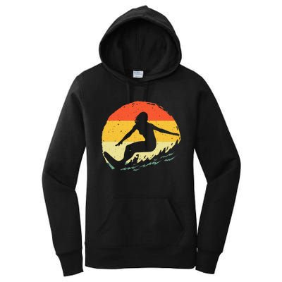 Surf Art Beach Surfer Hawaiian Wave Surfing Women's Pullover Hoodie