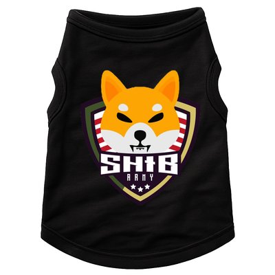 Shiba Army Badge Crest Doggie Tank