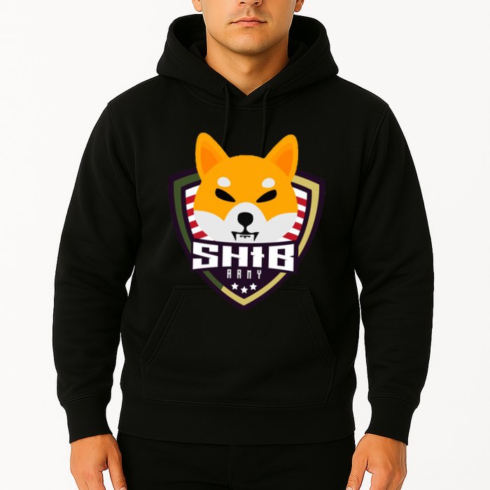 Shiba Army Badge Crest Hoodie