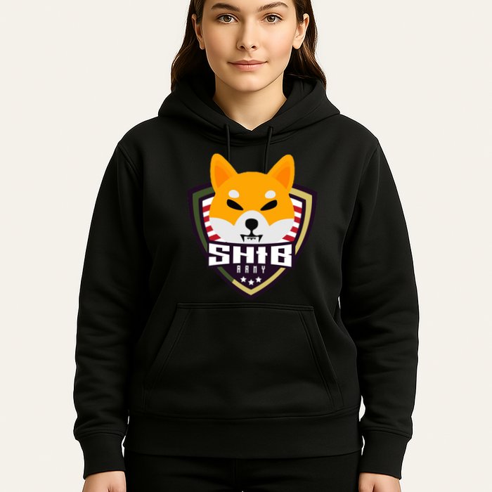 Shiba Army Badge Crest Hoodie