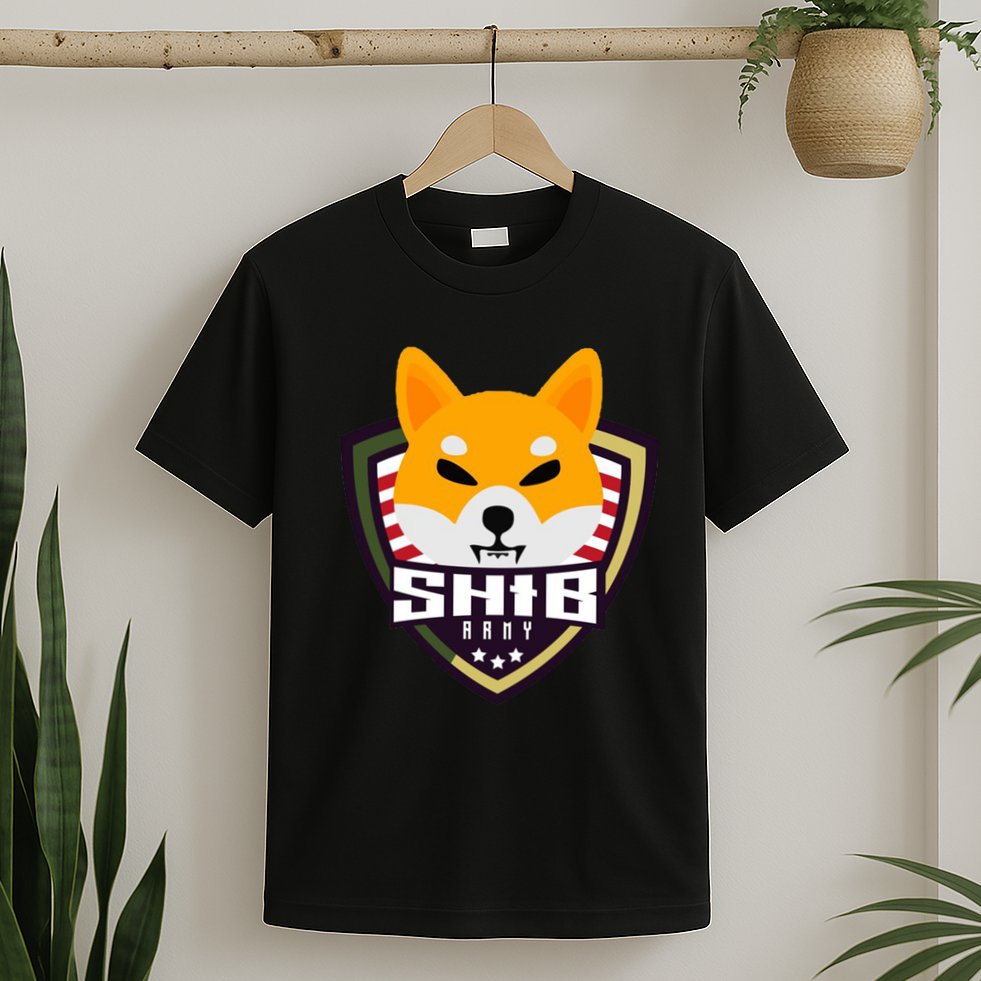 Shiba Army Badge Crest T-Shirt