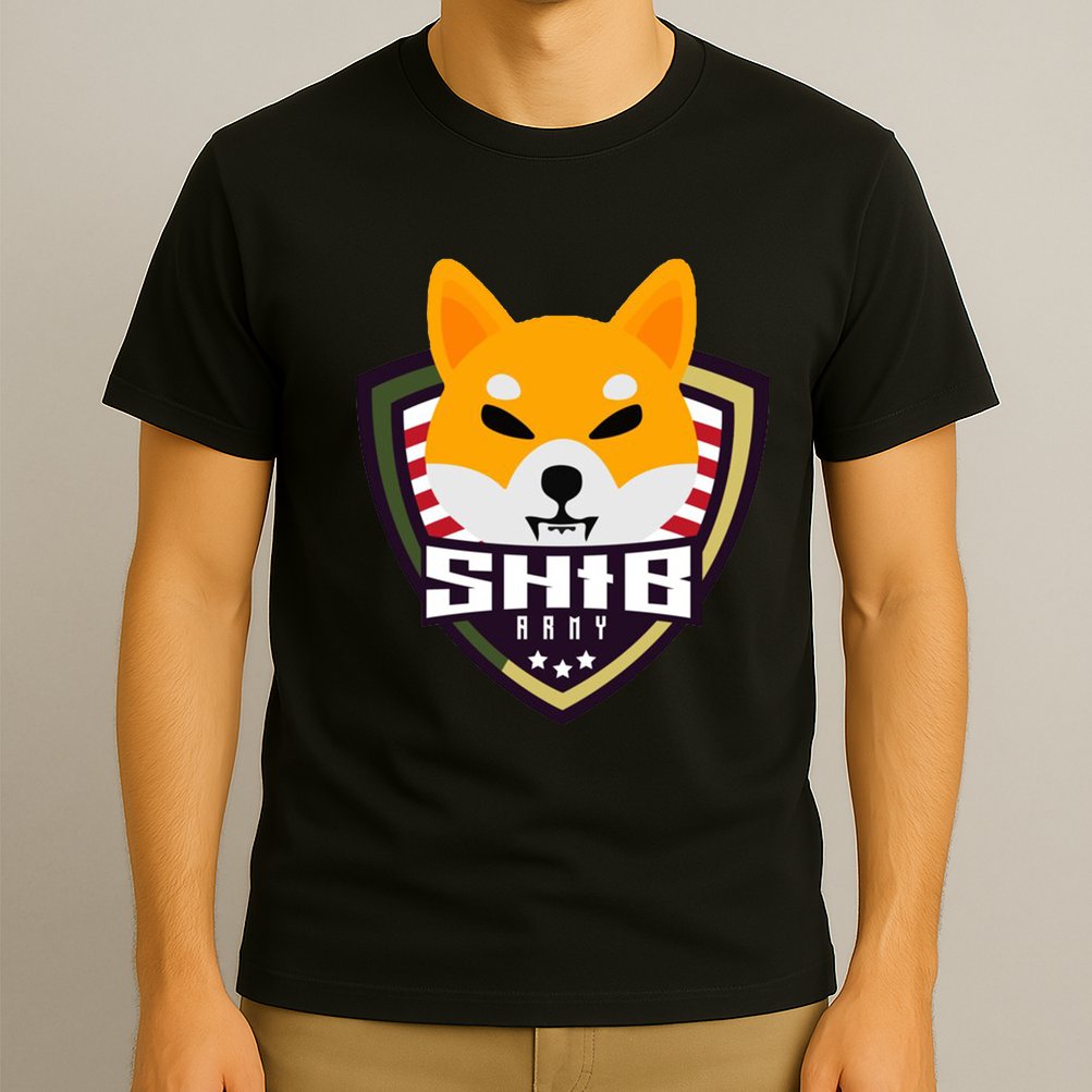 Shiba Army Badge Crest T-Shirt