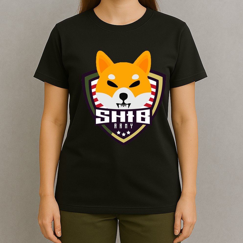 Shiba Army Badge Crest T-Shirt