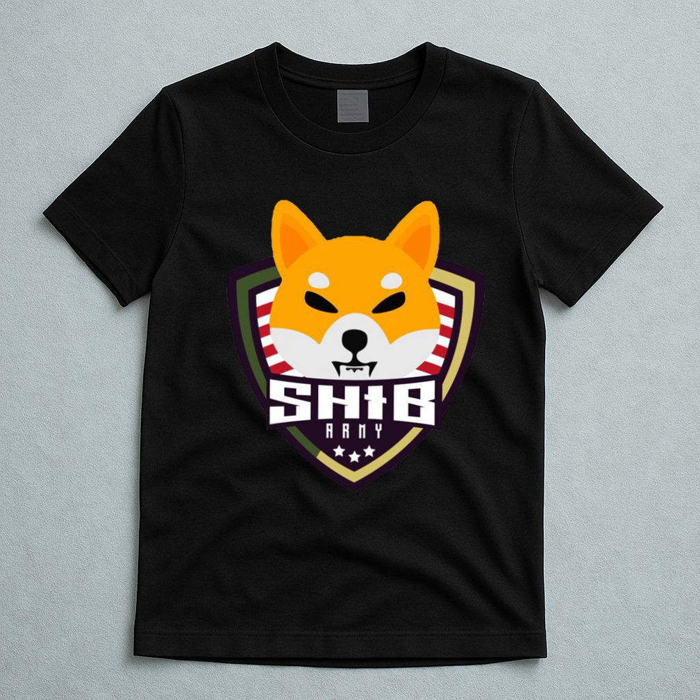 Shiba Army Badge Crest T-Shirt