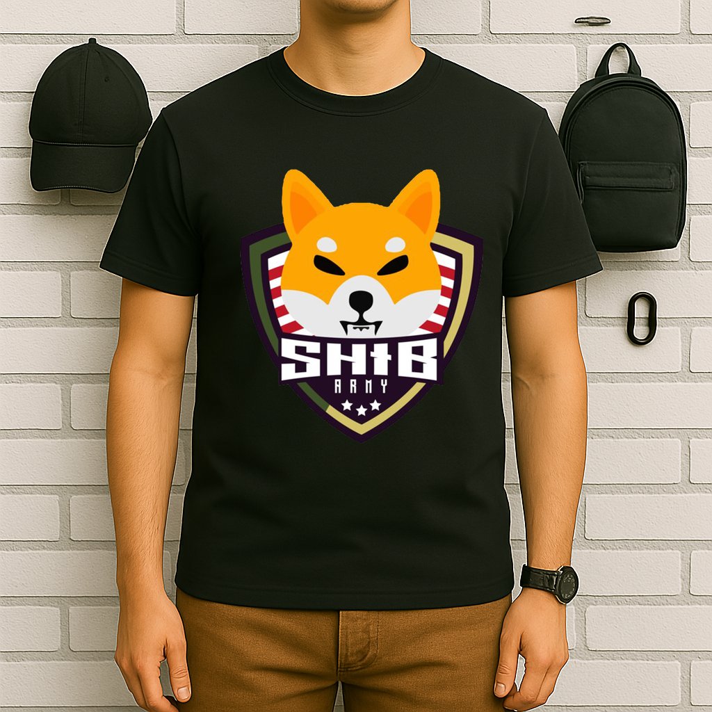 Shiba Army Badge Crest T-Shirt