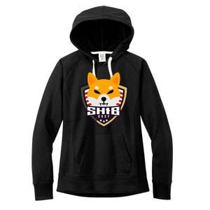 Shiba Army Badge Crest Women's Fleece Hoodie