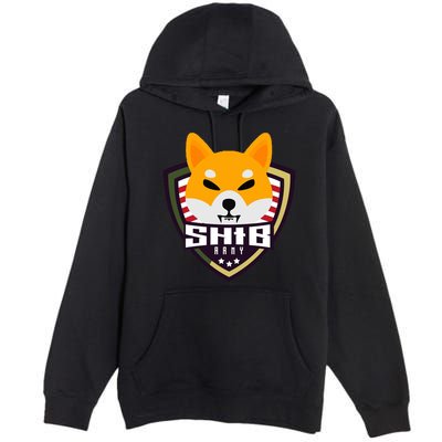 Shiba Army Badge Crest Premium Pullover Hoodie