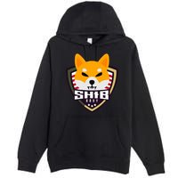 Shiba Army Badge Crest Premium Pullover Hoodie