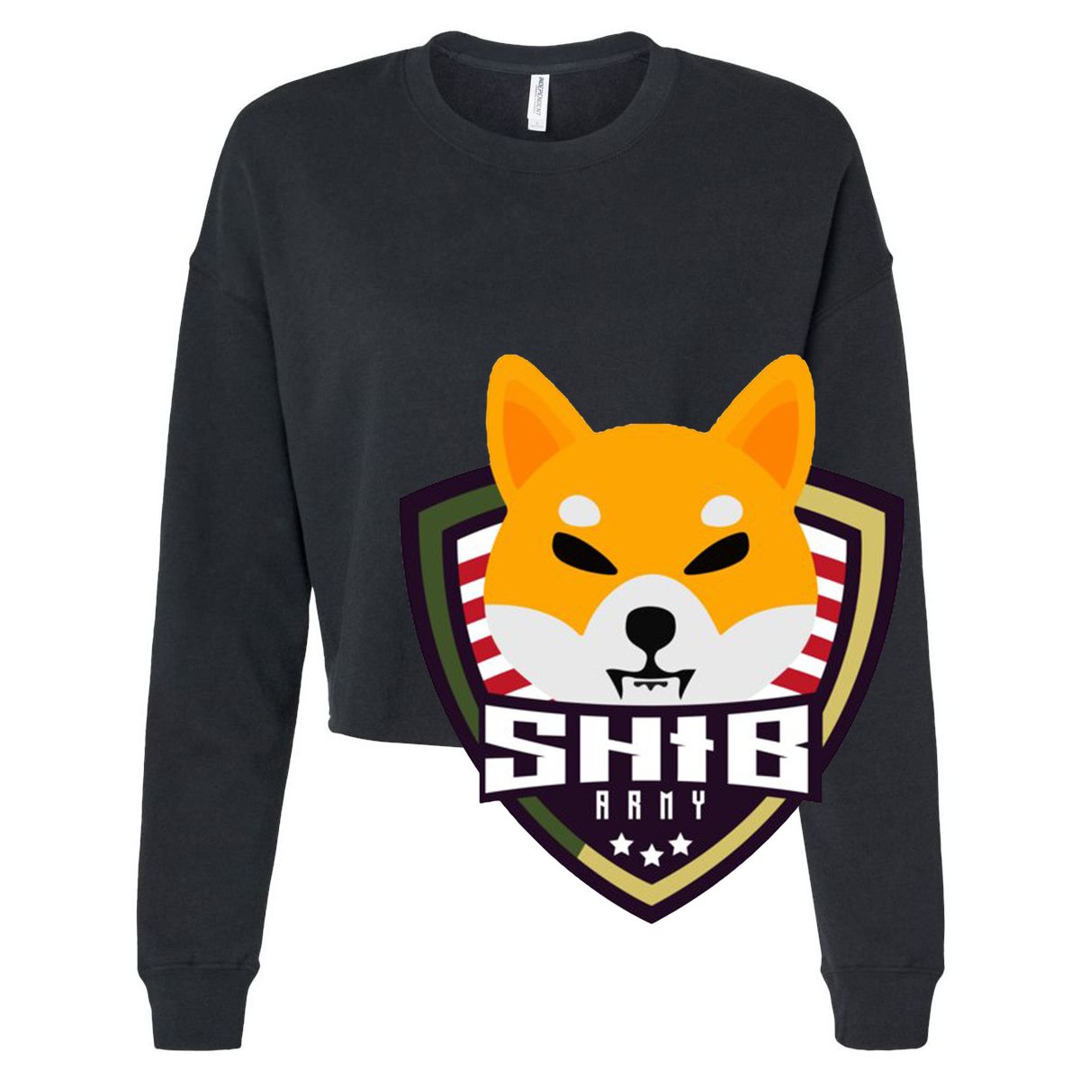 Shiba Army Badge Crest 12oz Stainless Steel Coffee Mug