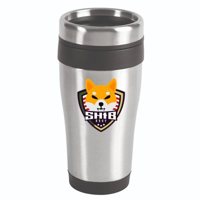 Shiba Army Badge Crest 16oz Travel Tumbler