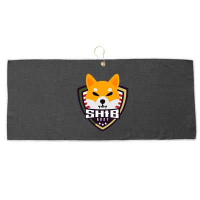 Shiba Army Badge Crest Large Microfiber Waffle Golf Towel