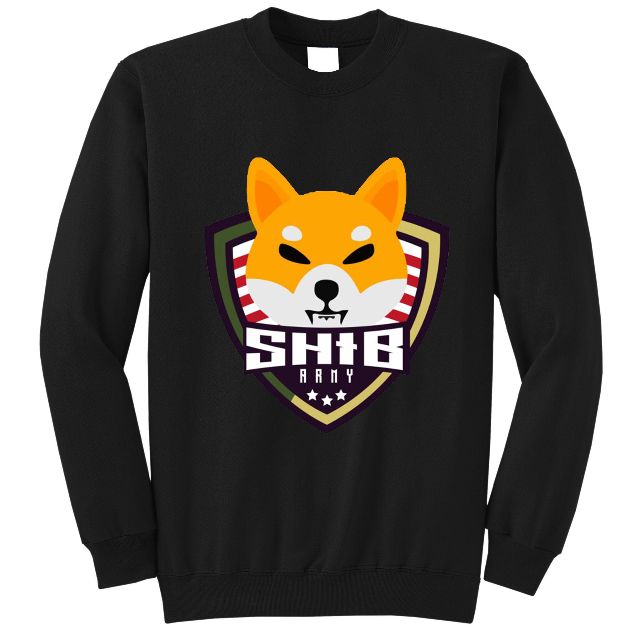 Shiba Army Badge Crest Tall Sweatshirt