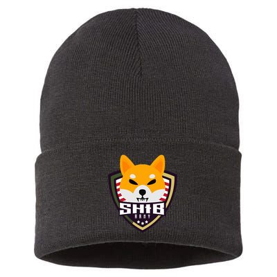 Shiba Army Badge Crest Sustainable Knit Beanie