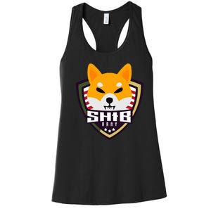 Shiba Army Badge Crest Women's Racerback Tank