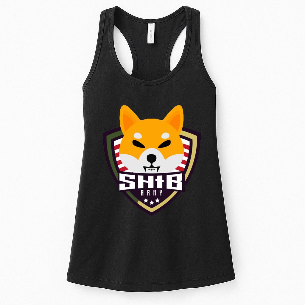 Shiba Army Badge Crest Womens Tank Top