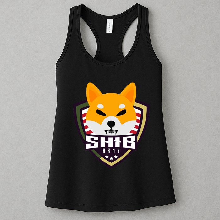 Shiba Army Badge Crest Womens Tank Top