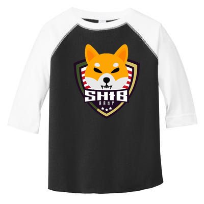 Shiba Army Badge Crest Toddler Fine Jersey T-Shirt