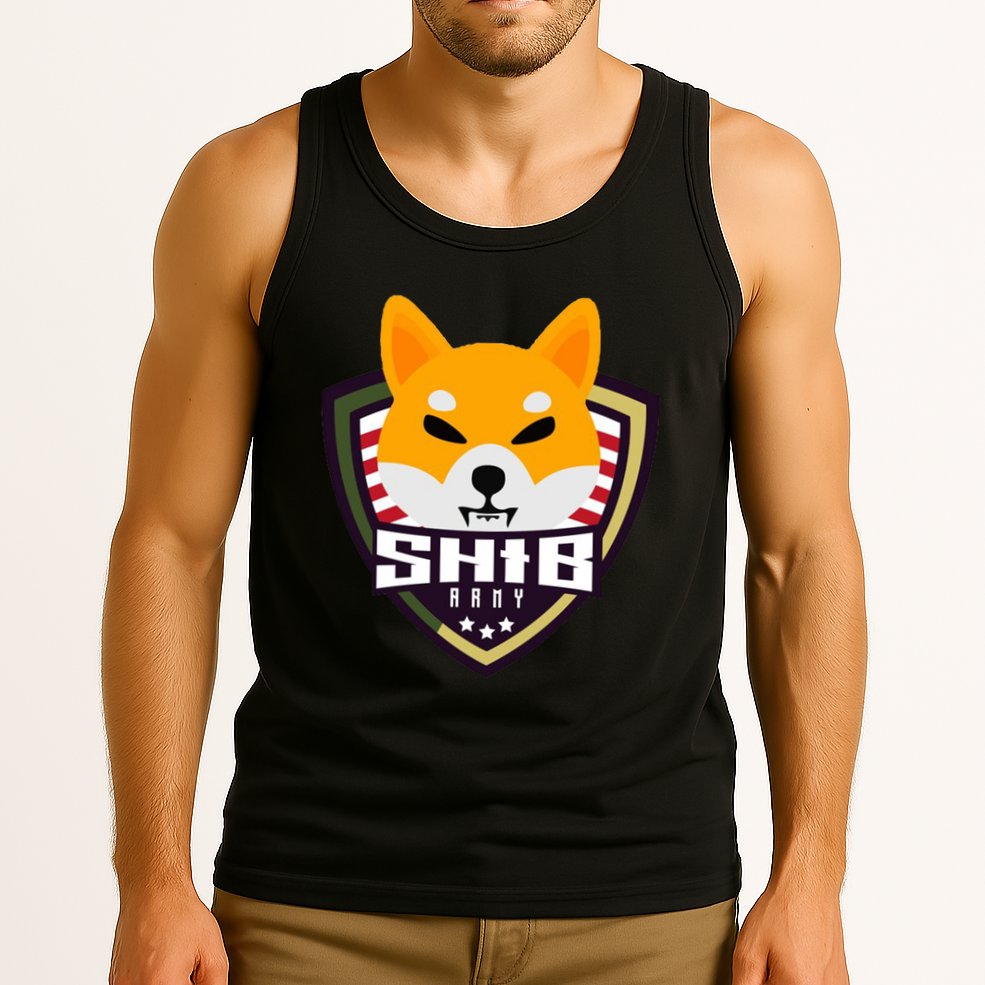 Shiba Army Badge Crest Tank Top
