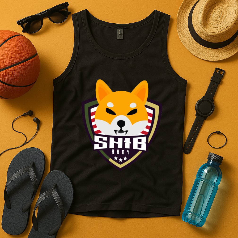 Shiba Army Badge Crest Tank Top