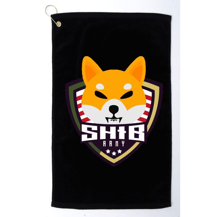 Shiba Army Badge Crest Golf Towel