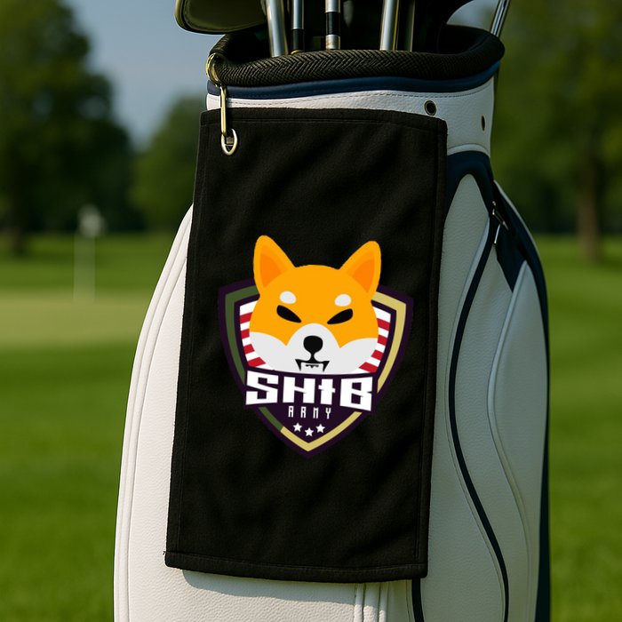 Shiba Army Badge Crest Golf Towel