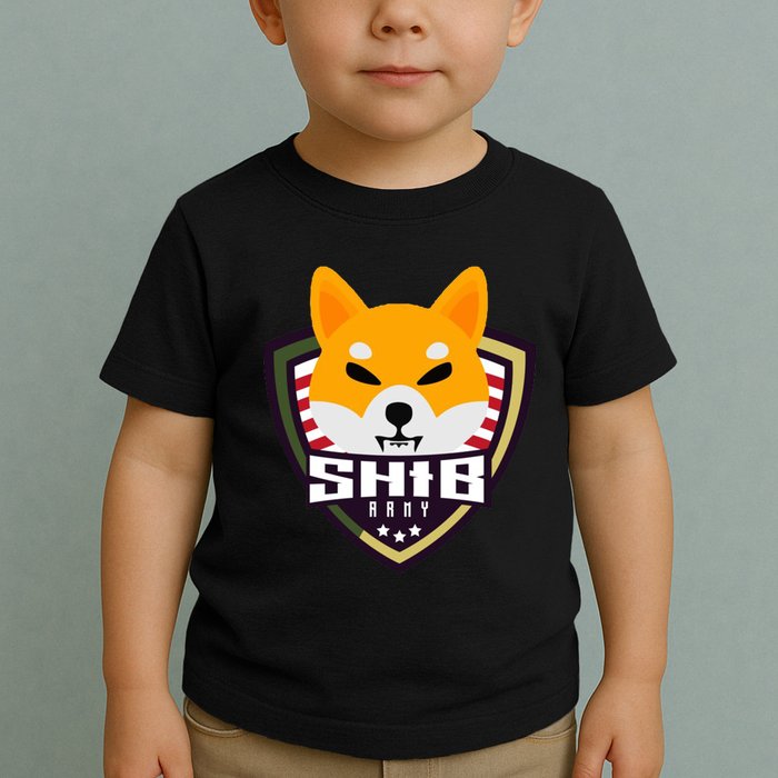 Shiba Army Badge Crest Toddler T-Shirt