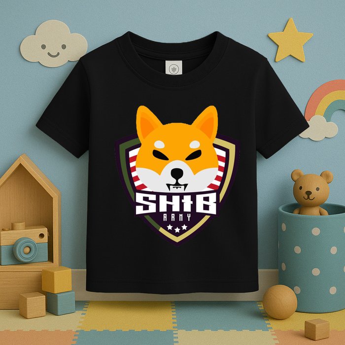 Shiba Army Badge Crest Toddler T-Shirt