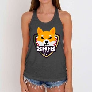 Shiba Army Badge Crest Women's Knotted Racerback Tank