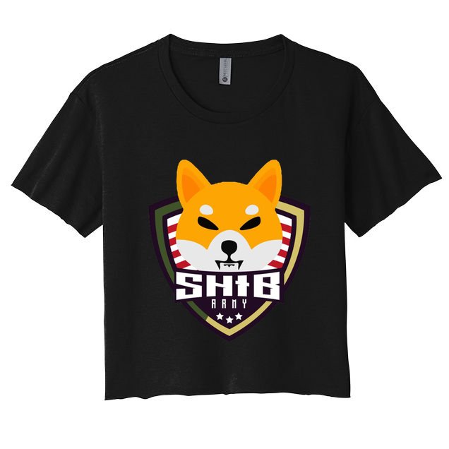 Shiba Army Badge Crest Crop Top
