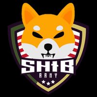 Shiba Army Badge Crest Women's V-Neck T-Shirt