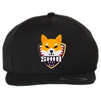 Shiba Army Badge Crest Wool Snapback Cap