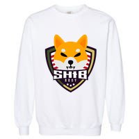 Shiba Army Badge Crest Garment-Dyed Sweatshirt