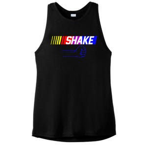 Shake And Bake Funny Family Lover Dad Daughter Son Matching Ladies PosiCharge Tri-Blend Wicking Tank