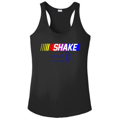 Shake And Bake Funny Family Lover Dad Daughter Son Matching Ladies PosiCharge Competitor Racerback Tank