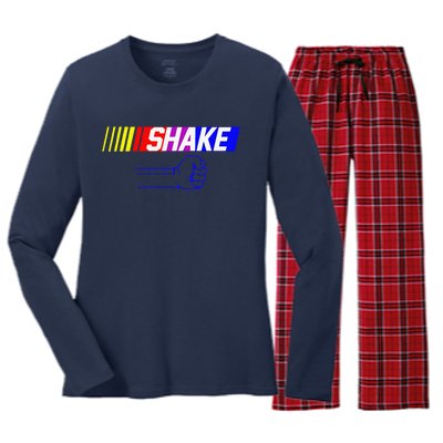 Shake And Bake Funny Family Lover Dad Daughter Son Matching Women's Long Sleeve Flannel Pajama Set 