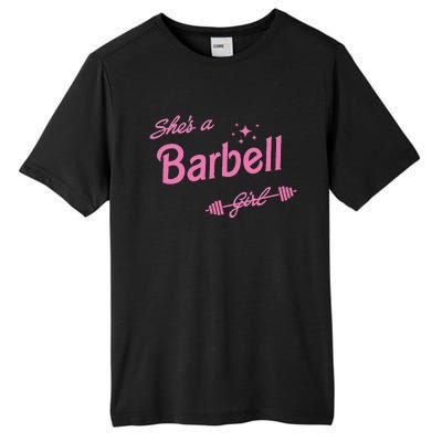 Shes A Barbell Tall Fusion ChromaSoft Performance T-Shirt