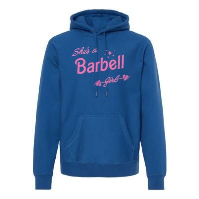 Shes A Barbell Premium Hoodie