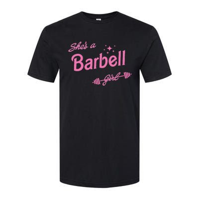 Shes A Barbell Softstyle CVC T-Shirt