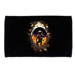 Space Astronaut Black Hole Astronomy Astronomer Gift Microfiber Hand Towel