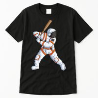 Space Astronaut Baseball Funny Baseball Player Tall T-Shirt