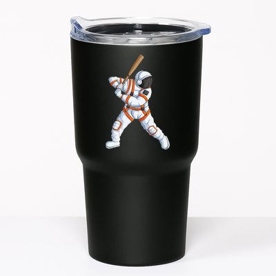 Space Astronaut Baseball Funny Baseball Player Tumbler