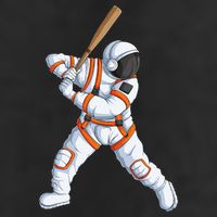 Space Astronaut Baseball Funny Baseball Player Tumbler