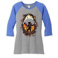 Space Astronaut Black Hole Astronomy Astronomer Funny Gift Women's Tri-Blend 3/4-Sleeve Raglan Shirt