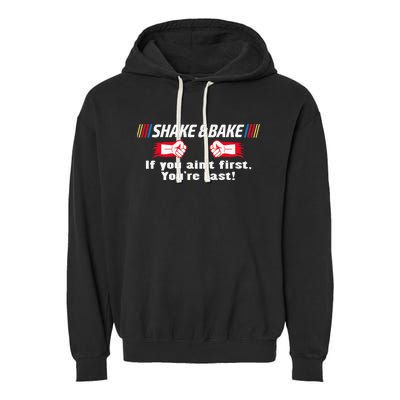 Shake And Bake Funny Family Matching Lover Dad Daughter Son Garment-Dyed Fleece Hoodie