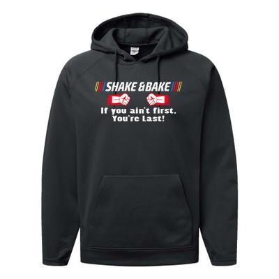 Shake And Bake Funny Family Matching Lover Dad Daughter Son Performance Fleece Hoodie