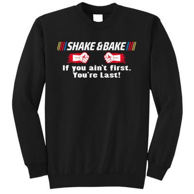 Shake And Bake Funny Family Matching Lover Dad Daughter Son Sweatshirt