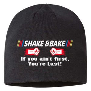 Shake And Bake Funny Family Matching Lover Dad Daughter Son Sustainable Beanie